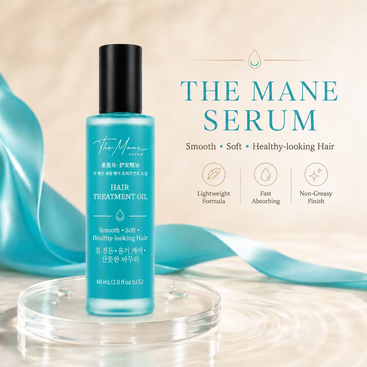 THE MANE SERUM HAIR TREATMENT OIL